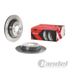 2 dischi freno Brembo 302 mm forati completamente posteriori adatti per Ford Focus Galaxy