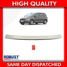 CHROME REAR BUMPER PROTECTOR SCRATCH GUARD S.STEEL FOR VW TOURAN 4 2015 ONWARDS
