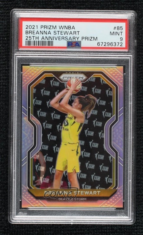 2021 Panini Prizm WNBA 25th Anniversary Prizm 20/25 Breanna Stewart #85 1jb0