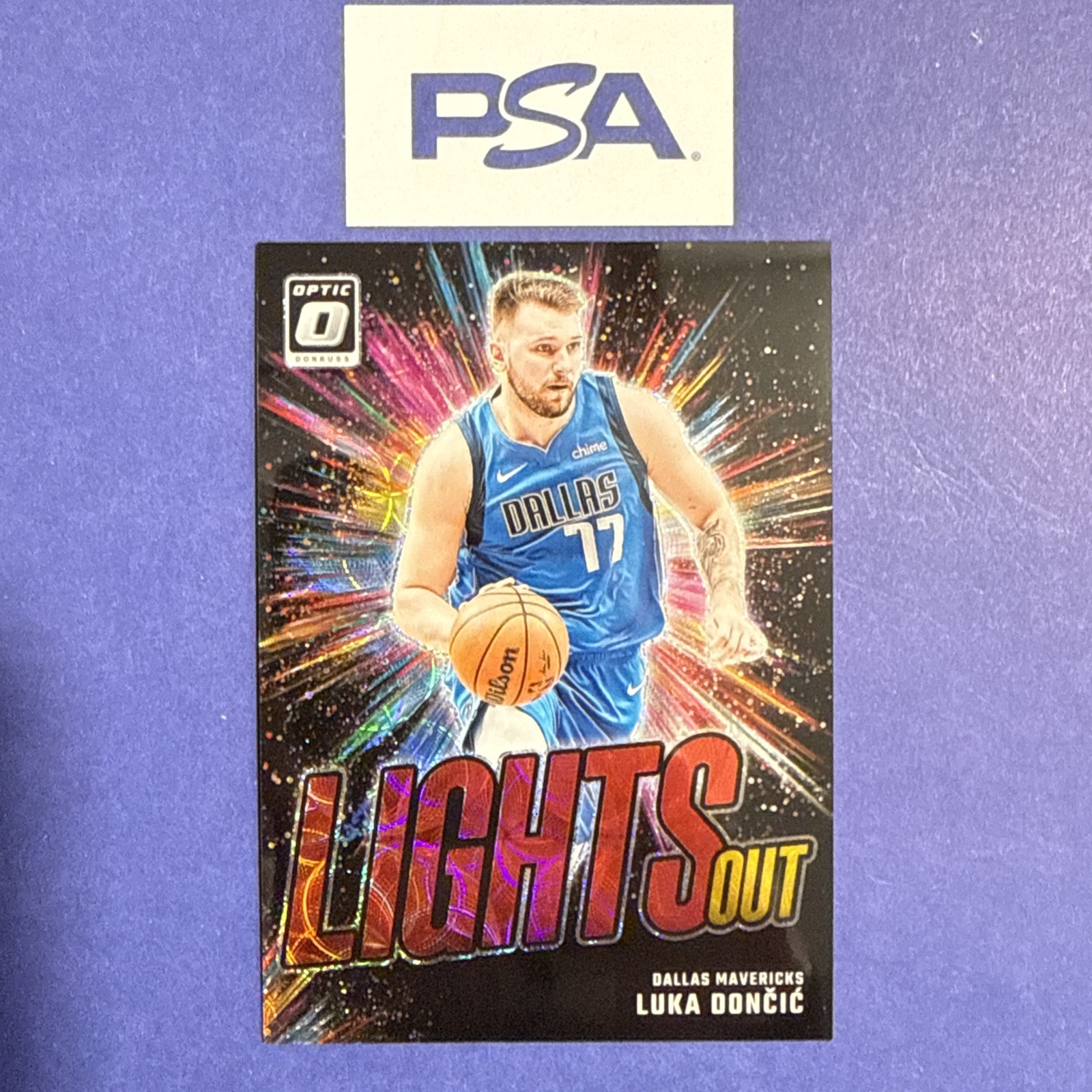 2024-25 Donruss Optic #1 LUKA DONCIC Lights Out Red /99