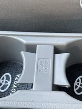 Center Console Cup Holder Insert Divider GRAY GREY for TOYOTA COROLLA 2009-2013