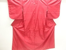 7701468: JAPANESE KIMONO / ANTIQUE KIMONO / TAISHO ROMAN STYLE / SILK / WOVEN ST