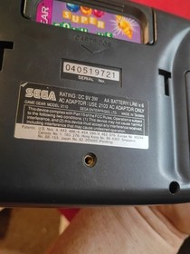 Sega Game Gear Console Tested Working Handheld Vintage Gaming 