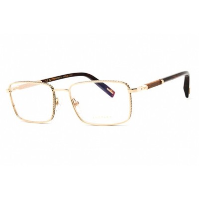 Chopard Men's Eyeglasses Shiny Rose Gold Rectangular Frame, 56mm VCHL48 0302