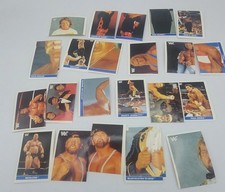 Lot of rare 24 1991 Diamond Publish WWF SuperStars Stickers -two duplicates