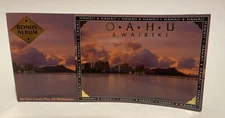 Oahu & Waikiki Hawaii Bonus Album of 12 Postcards with 20 Miniatures