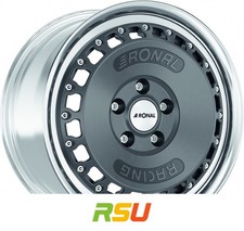 Ronal RR10 retro silver 7.5x16" ET35 LK4 114.3 ML 76 Alufelgen 16 Zoll