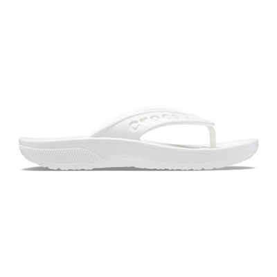 Crocs Baya II Flip 208192-100 Unisex US 7 White Comfort Flip Flop