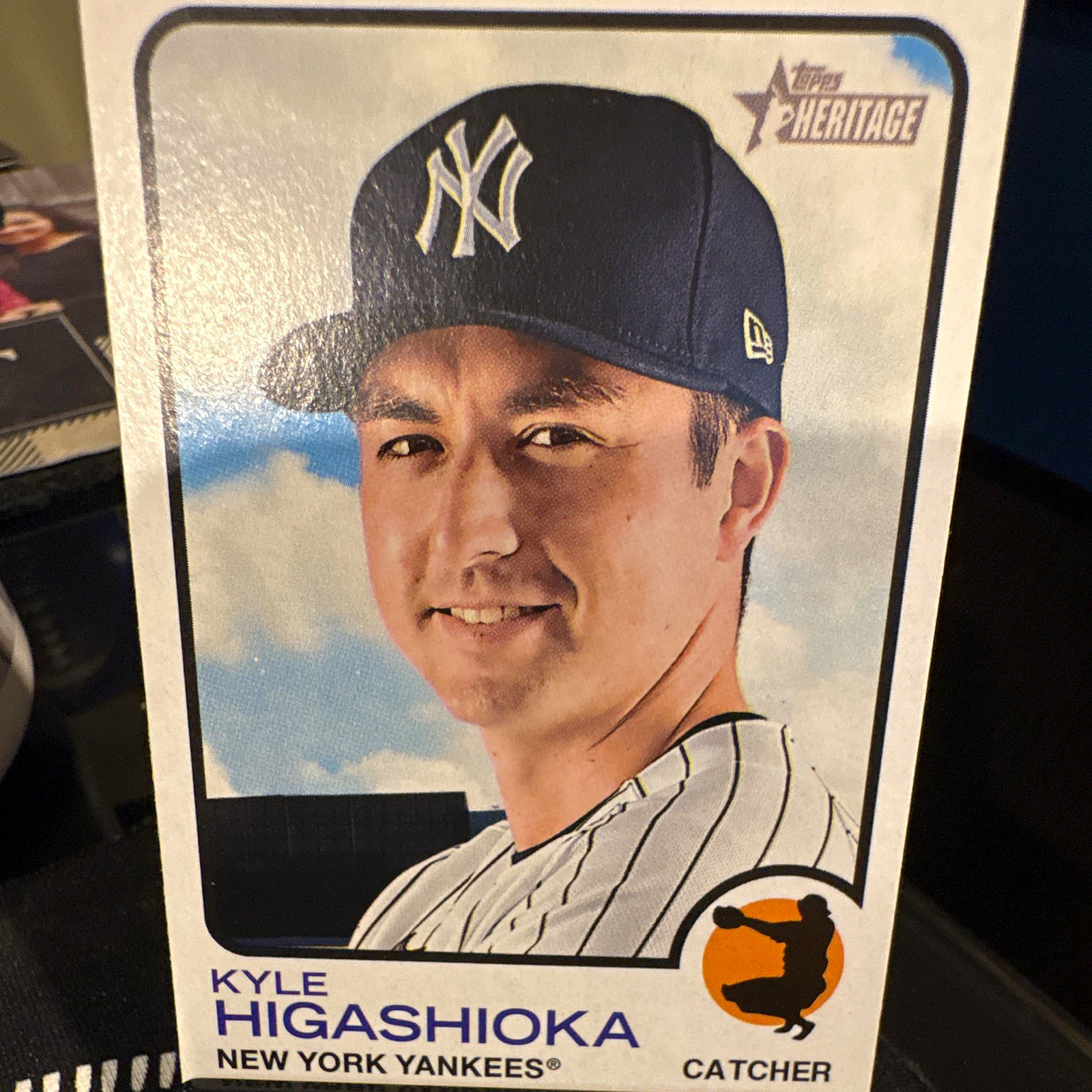 Topps 2022 Heritage High Number SP Kyle Higashioka #431 Yankees Baseball Card