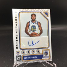 Usman Garuba 2023-24 Donruss Optic Signature Series SS-GAU Golden State Warriors