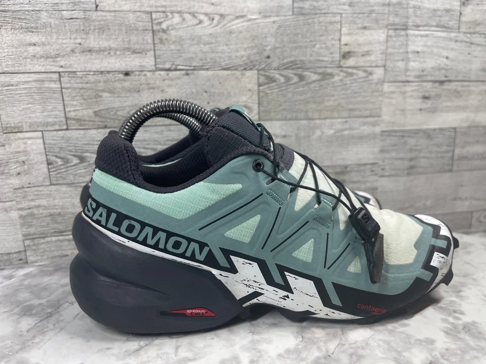 Salomon Sneakers Women 7M Speedcross 6 Hiking Trail Running Shoes Gray Gore-Tex - Image 3 of 4