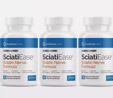 3 PACK SciatiEase Labs Sciati Ease Sciatic Nerve Formula 120 Capsules FAST SHIP