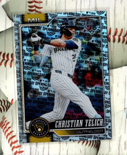 2026 Topps Series 1 Celebration CHRISTIAN YELICH Opening Day Holo Foil SP # 154