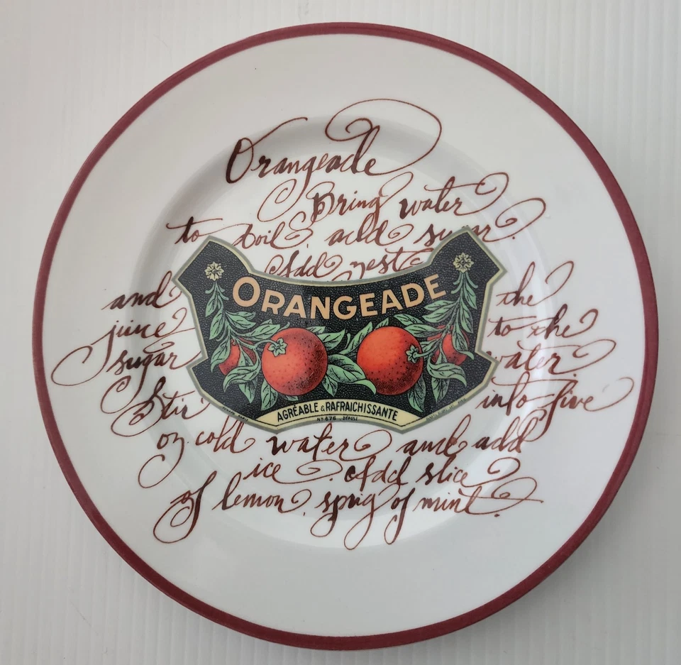 Williams Sonoma 6 Platos de Frutas Mercado de Cosecha Rosanna Ensalada Postre Hecho en Italia Foto 2 de 4