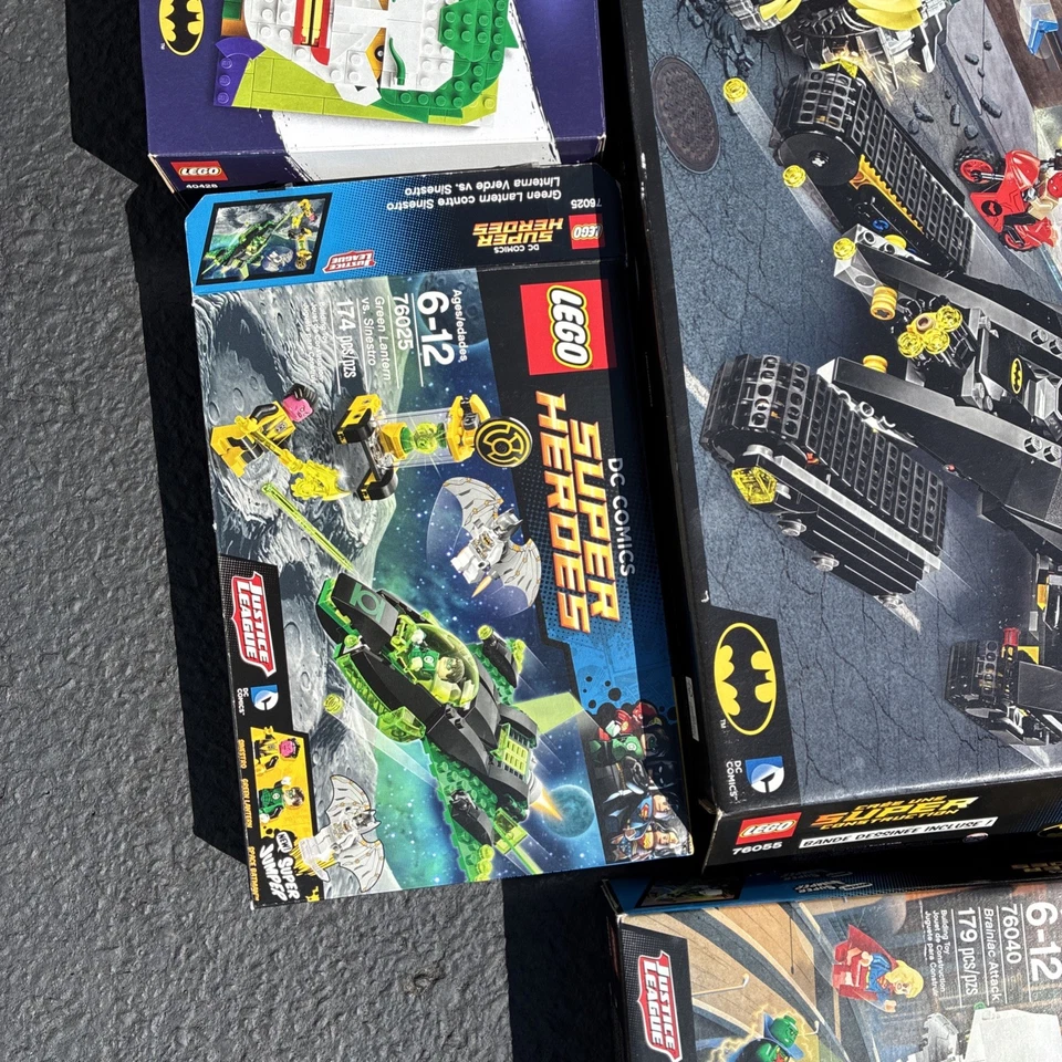 LEGO Lot Of 6 DC Empty Boxes Only 76040 76025 77055 76095 40428 76157 Lot #7 - Image 3 of 4