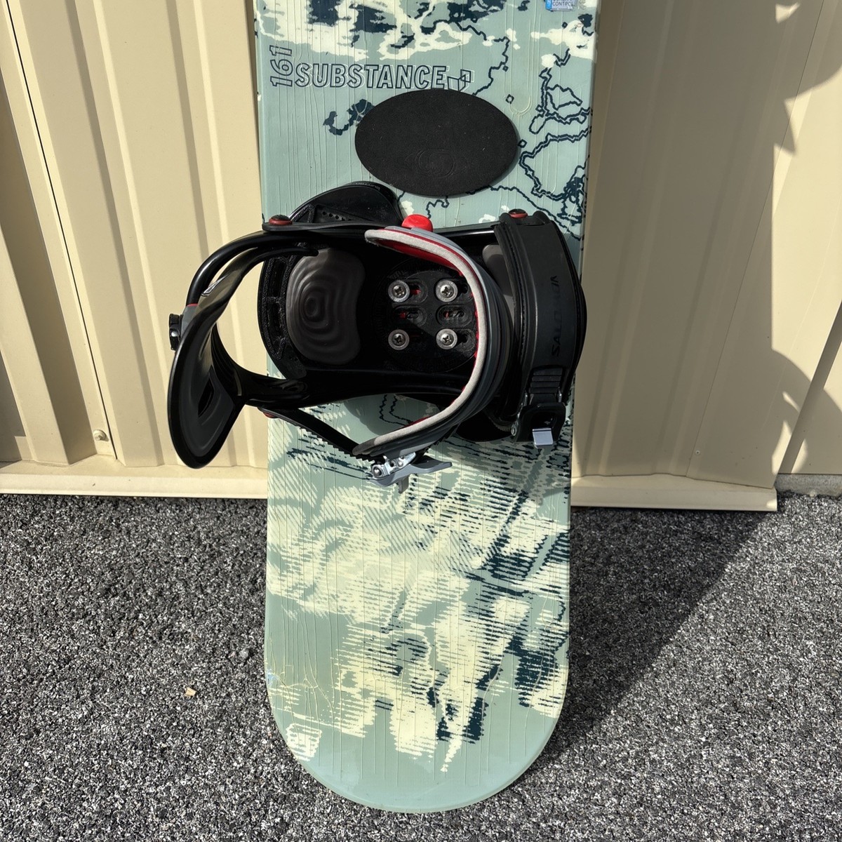 Salomon Substance Snowboard - 161 cm Silver W/ Burton Elevator