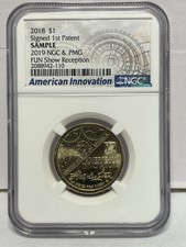 2018 G. Washington Signed 1st Patent $1 Sample 2019 NGC & PMG