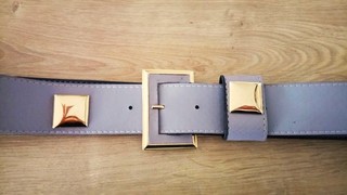Damen Gürtel Nieten Metallschnalle
