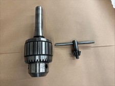 Jacobs 18N #4-JT R8 Bridgeport Shank 1/8-3/4" Super Chuck with Key