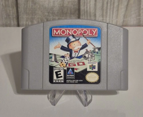 Monopoly Nintendo 64 N64 Authentic Game Cartridge