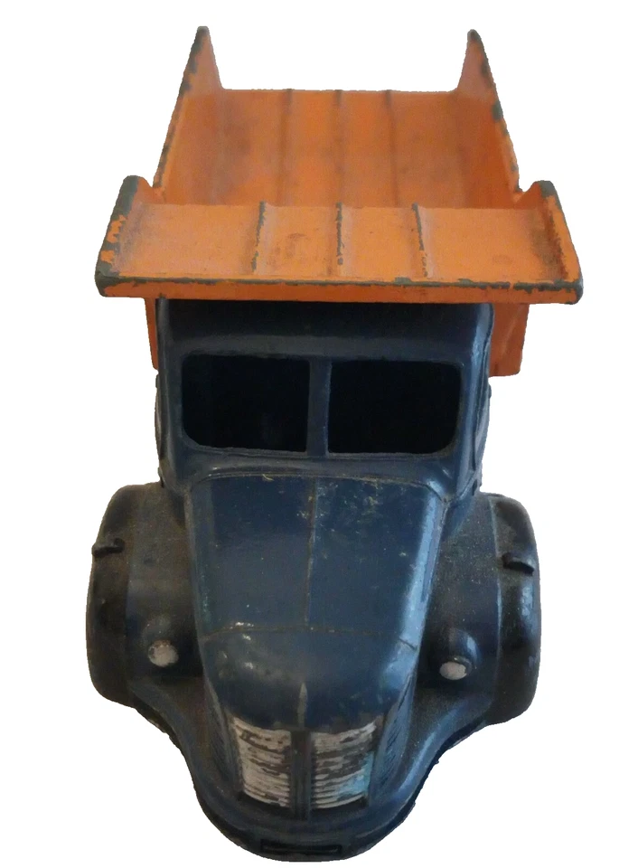 1950 -Camion BERLIET 34A + Benne MARREL- DINKY TOYS- Made in France par MECCANO - Photo 3/4