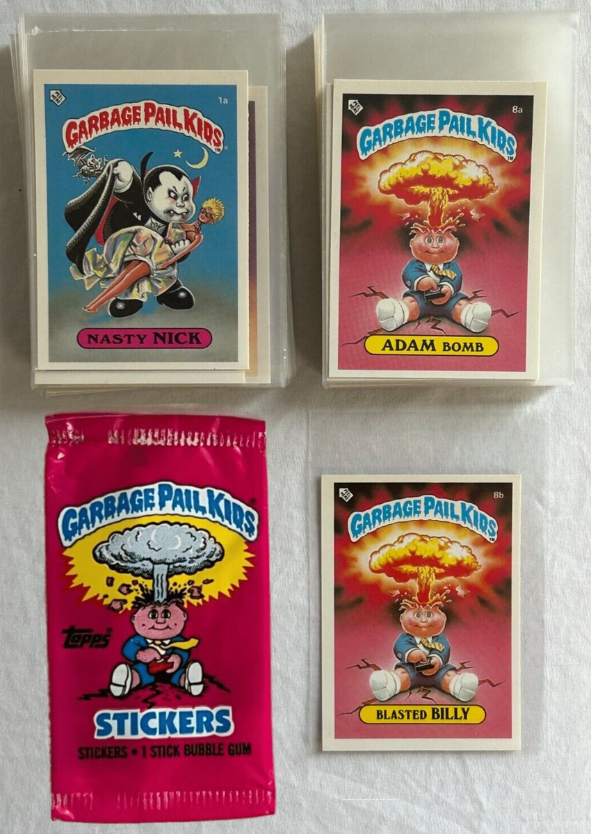 1985 Topps Garbage Pail Kids UK Mini 1ST SERIES 1 Set 82-Card GPK