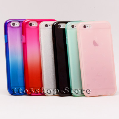 iPhone 6 & iPhone 6s Silicone Clear Transparent TPU Gel Snap Case