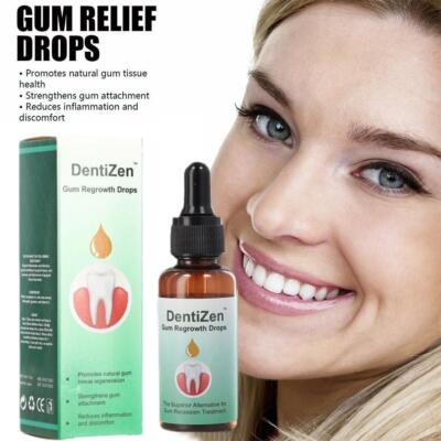 Gum Regrowth Drops,Gum Repair for Receding Gums,Gum Relief Drops,Receding 30ml