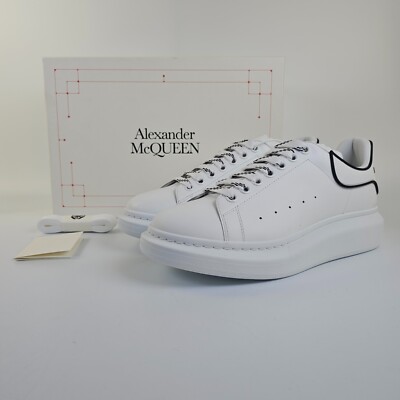 ALEXANDER MCQUEEN Oversized Men's White/Black Sneakers New | eBay