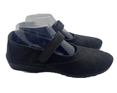 Arcopedico Womens L18 Mary Jane Shoes Flats Antracite Gray 4271-9K Lightweight 9