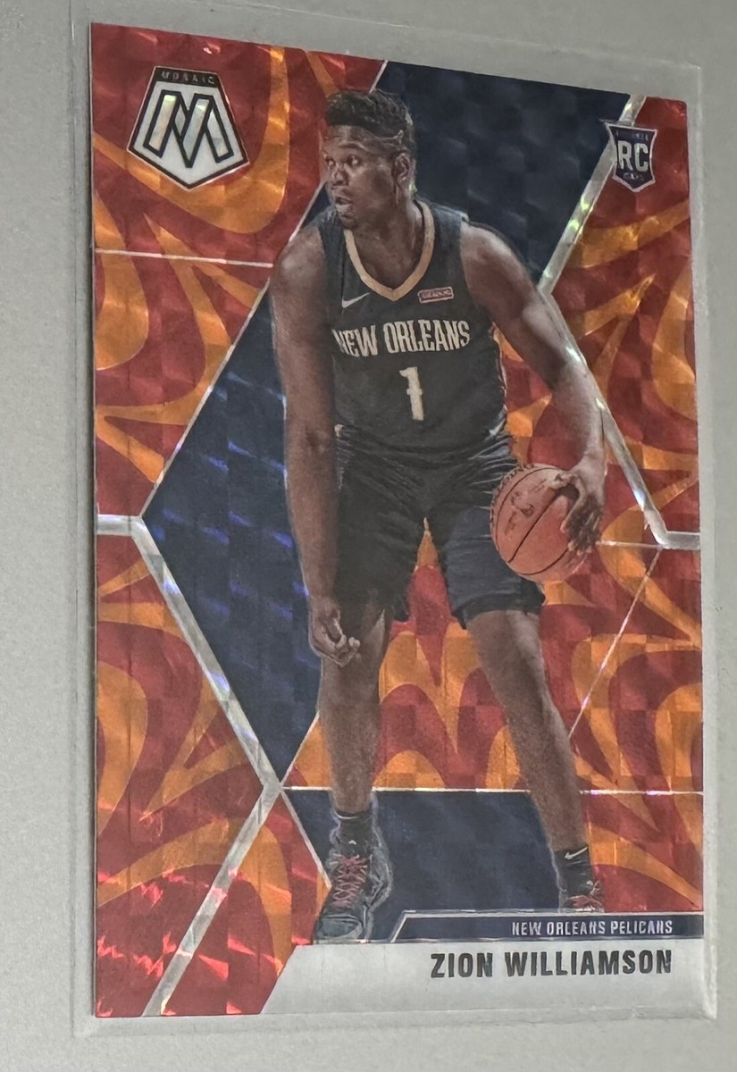 2019 Panini Mosaic Prizm #209 Rookie Zion Williamson Reactive