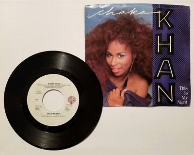 Chaka Khan -This Is My Night / Caught In The Act -  7'' Vinyl 45 Record