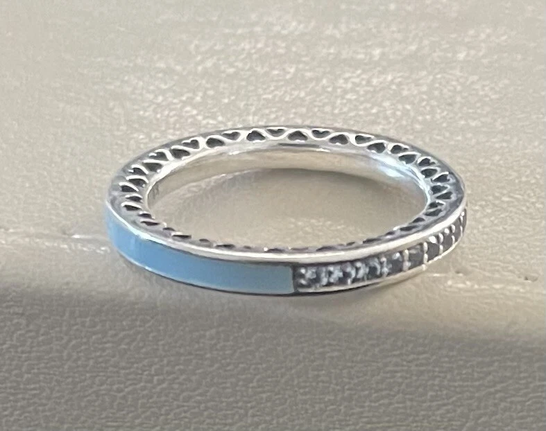 Pandora ring radiant 2024 hearts sterling silver
