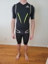 adidas Powerweb track and field running training Lg speedsuit skinsuit bodysuit