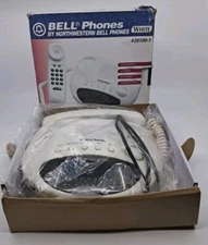 Vintage BELl Phones 28500-1 Alarm Clock Home Telephone Phone Box