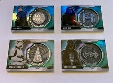 2014 Topps Star Wars Chrome Perspectives Helmet Medallions Guide, Short Prints 50
