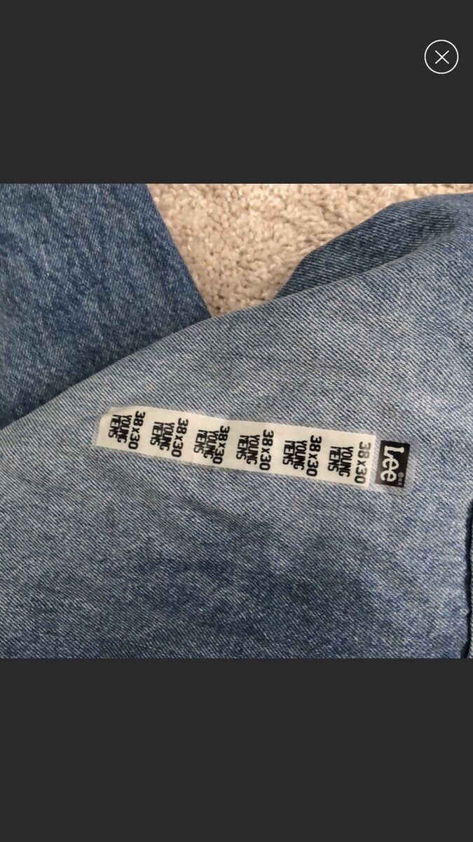 Lee Dungarees Cant Bust Em Denim Jeans New Deadstock 38x30 Lee Dungarees Cant Bust Em Denim Jeans New Deadstock 38x30
