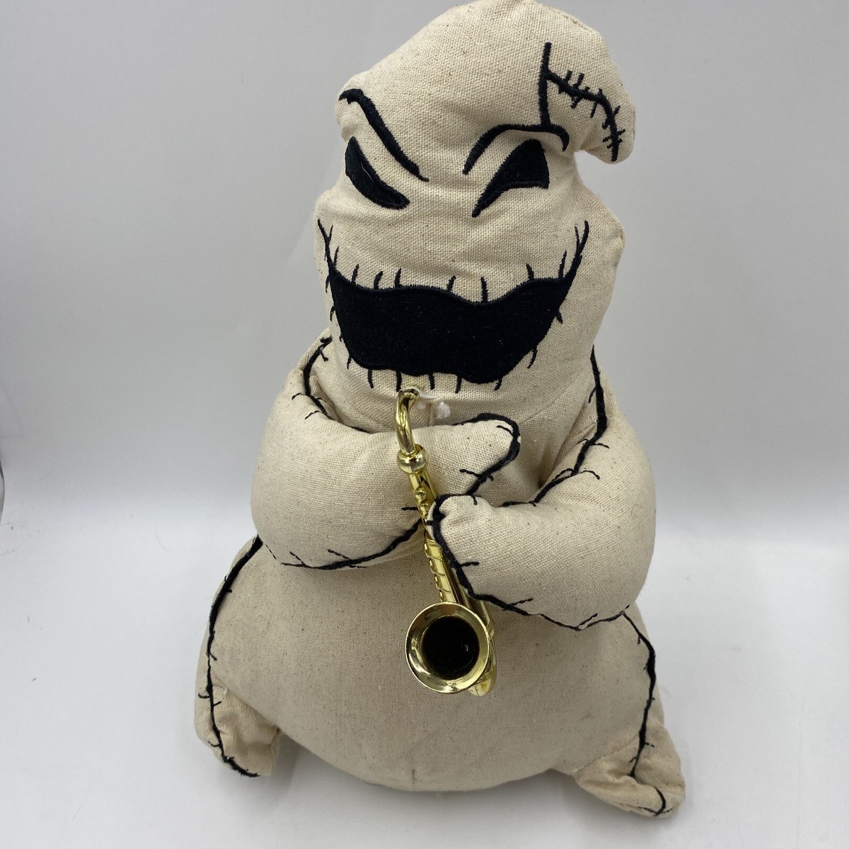 Nightmare Before Christmas Oogie Boogie Sax Animated Plush Neca Coffin  Figure
