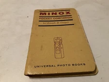 Minox Pocket Companion Guide Manual 1sr Print 1962 Universal Photo Books.