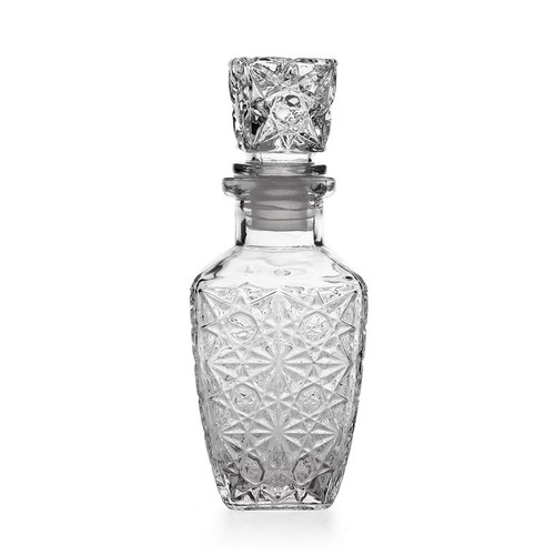 Crystal Whiskey Wine Shot Glass Bottle With Cap Stopper Drinking Bar Decan - Picture 6 of 12