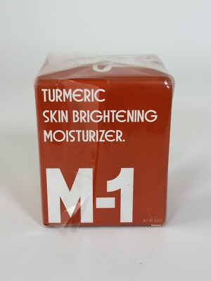 M-1 Turmeric Skin Brightening Moisturizer Hyaluronic Acid Collagen Vit C 10/27