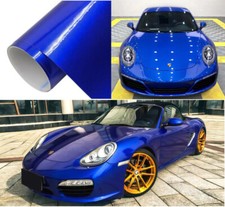 65ft X 5ft Ultra Glossy Metallic Vinyl Blue Whole Car Wrap Film Airbubble Free 65ft X 5ft Ultra Glossy Metallic Vinyl Blue Whole Car Wrap Film Airbubble Free