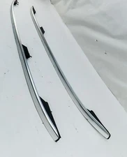 2013 MERCEDES ML350 (W166) FRONT-TO-BACK CARGO ROOF RACK RAIL SET 2 (SILVER)