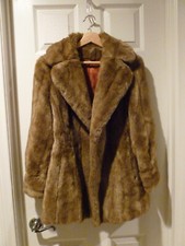 Country Pacer Faux Fur Jacket-tissavel Fabric Imported From France/ Women's Sz 8