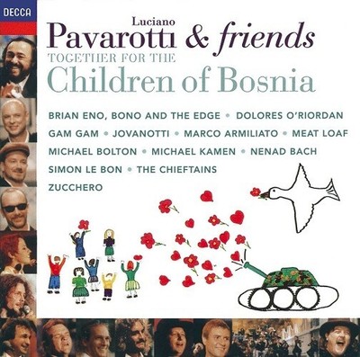 Pavarotti & Friends: Children Of Bosnia CD Dolores O'Riordan, Brian Eno, U2 NEW