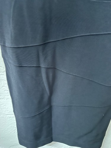 Tadashi schwarz ärmellos Netzeinsatz Bodycon Kleid Größe 8 - Bild 4 von 6
