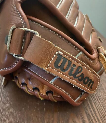 WILSON A9853 FORCE 2 LEFT HANDED BASEBALL GLOVE AMERICAN COWHIDE-EXCELLENT COND! - Picture 5 of 8