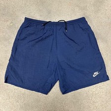 Vintage 90s Nike Embroidered Swoosh Nylon Shorts