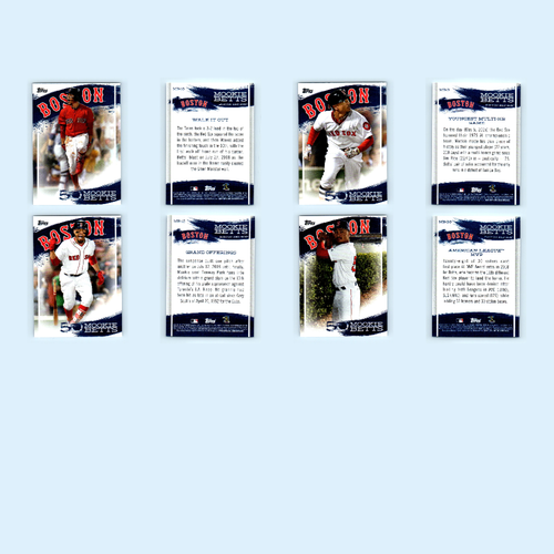 Mookie Betts Lot 100 Baseball Cards 2019 Boston Red Sox Set Collection MLB NM - Picture 19 of 20