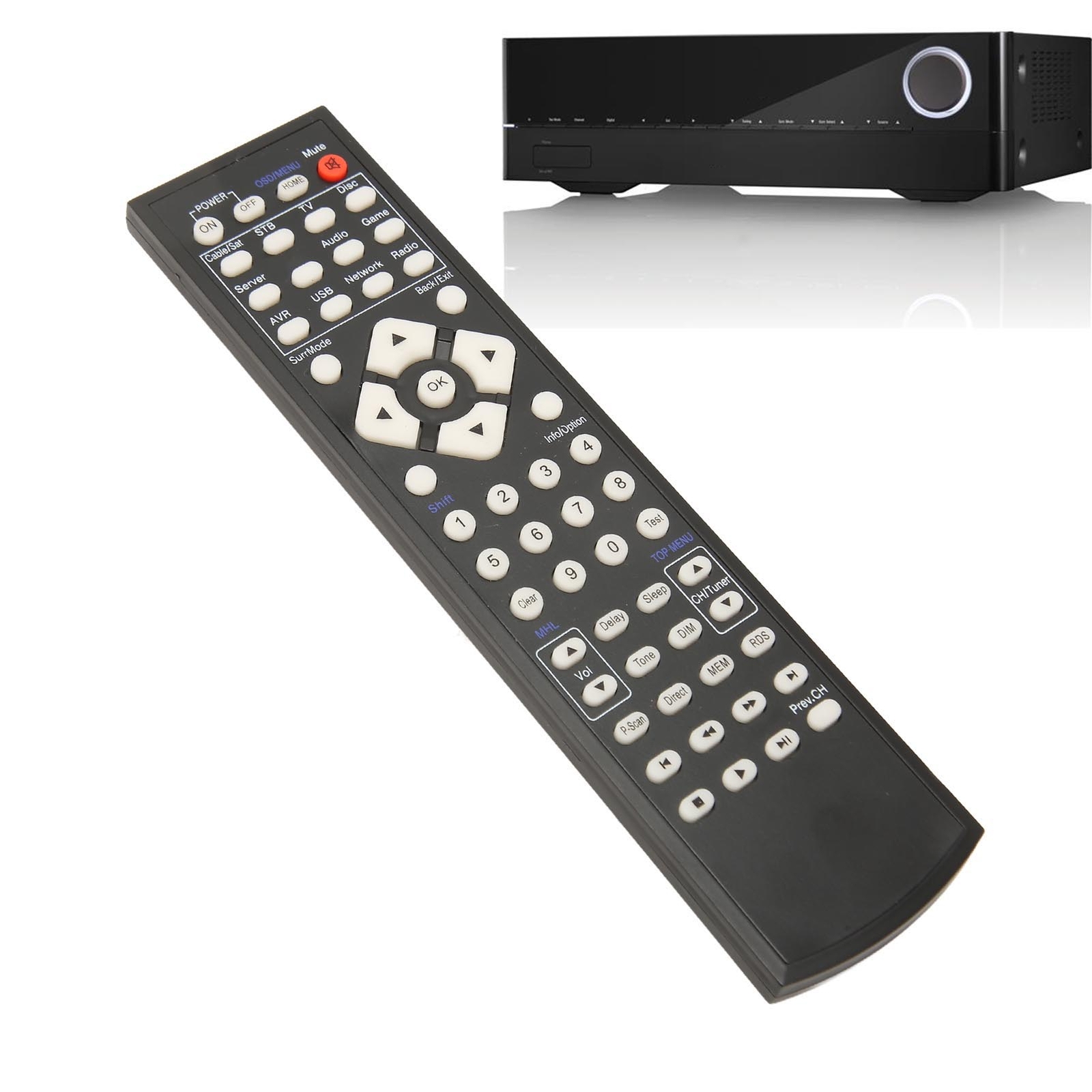 AV Receiver Remote Control Replacement For AVR 1710 AVR 171 AVR 171 ...